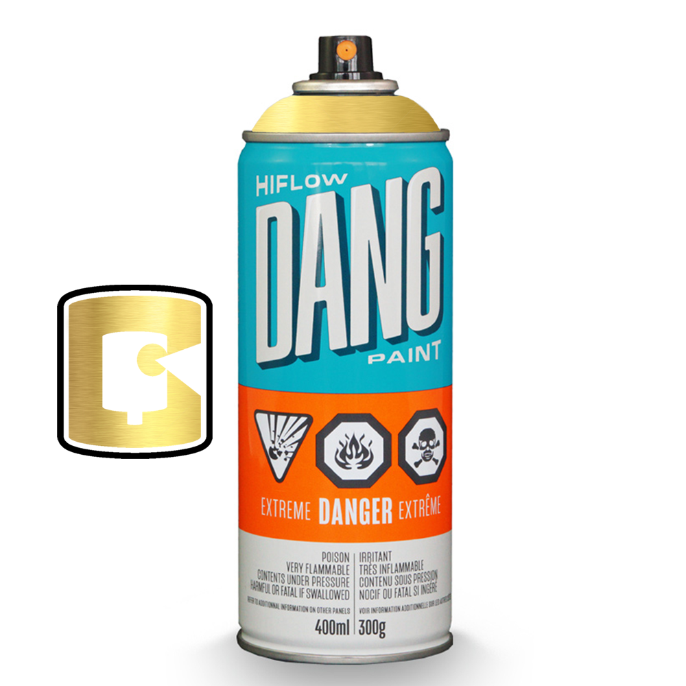 Gold 400ML DANG Hiflow Spray Paint