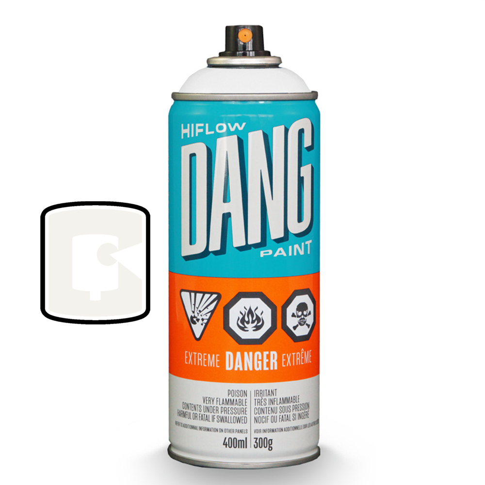 White 400ML DANG Hiflow Spray Paint