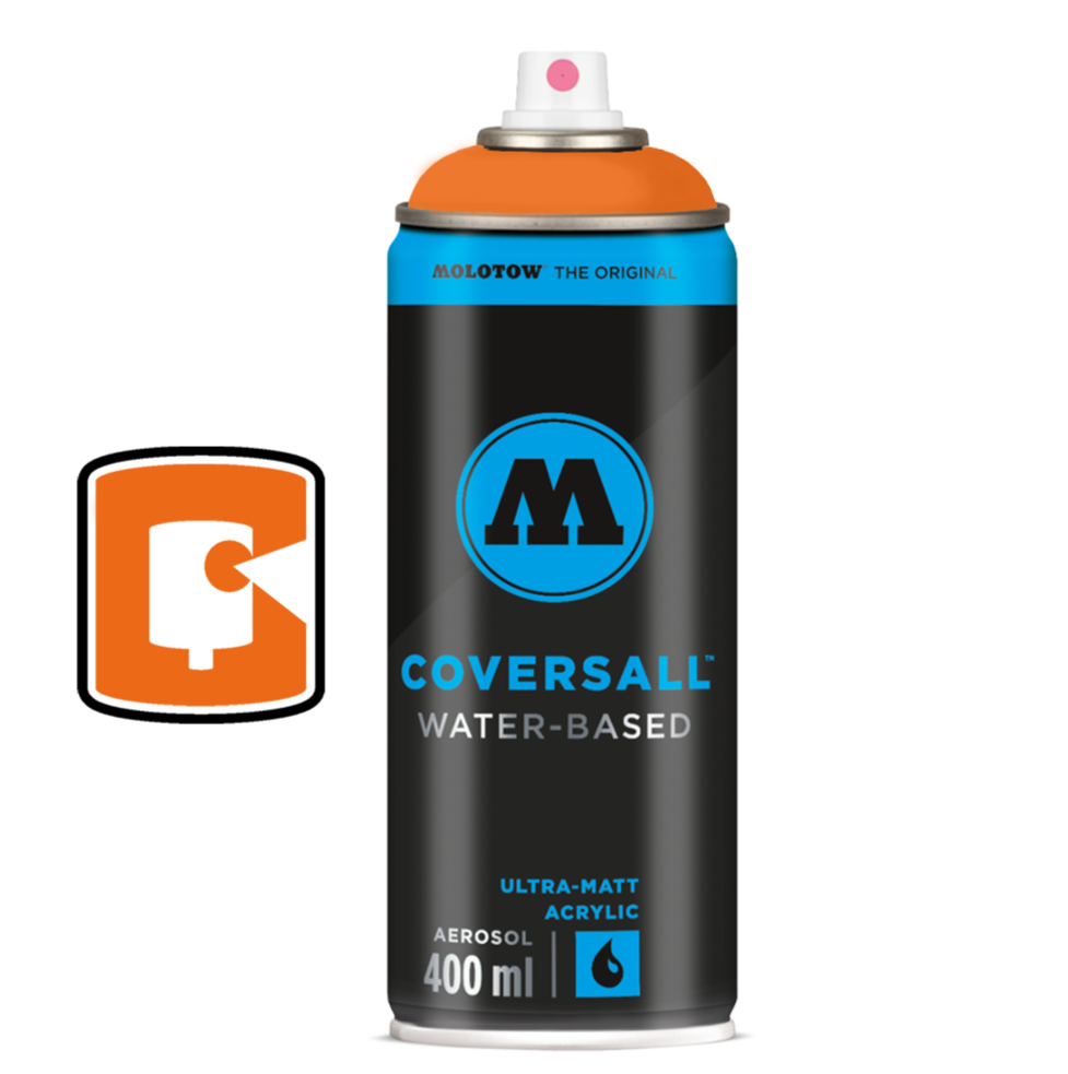 Dare Orange Light Molotow Coversall Water-Based 400ML Spray Paint