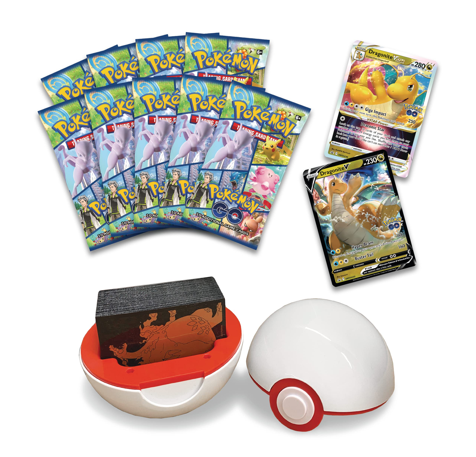 Pokemon TCG - Pokemon Go Premier Deck Holder Dragonite Vstar