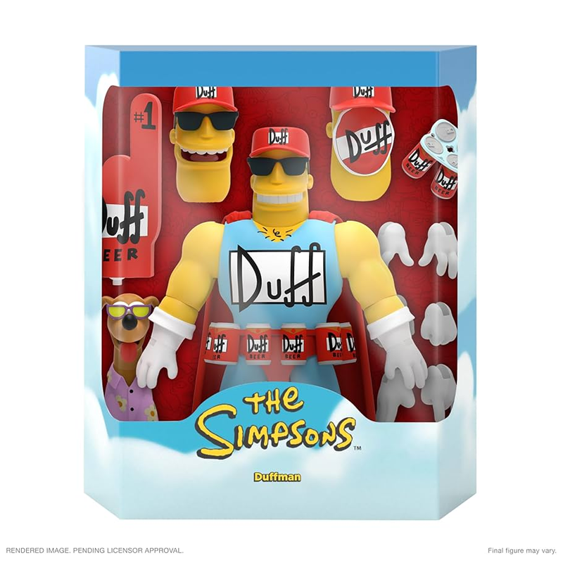 The Simpsons Duffman Ultimate Edition by Super7