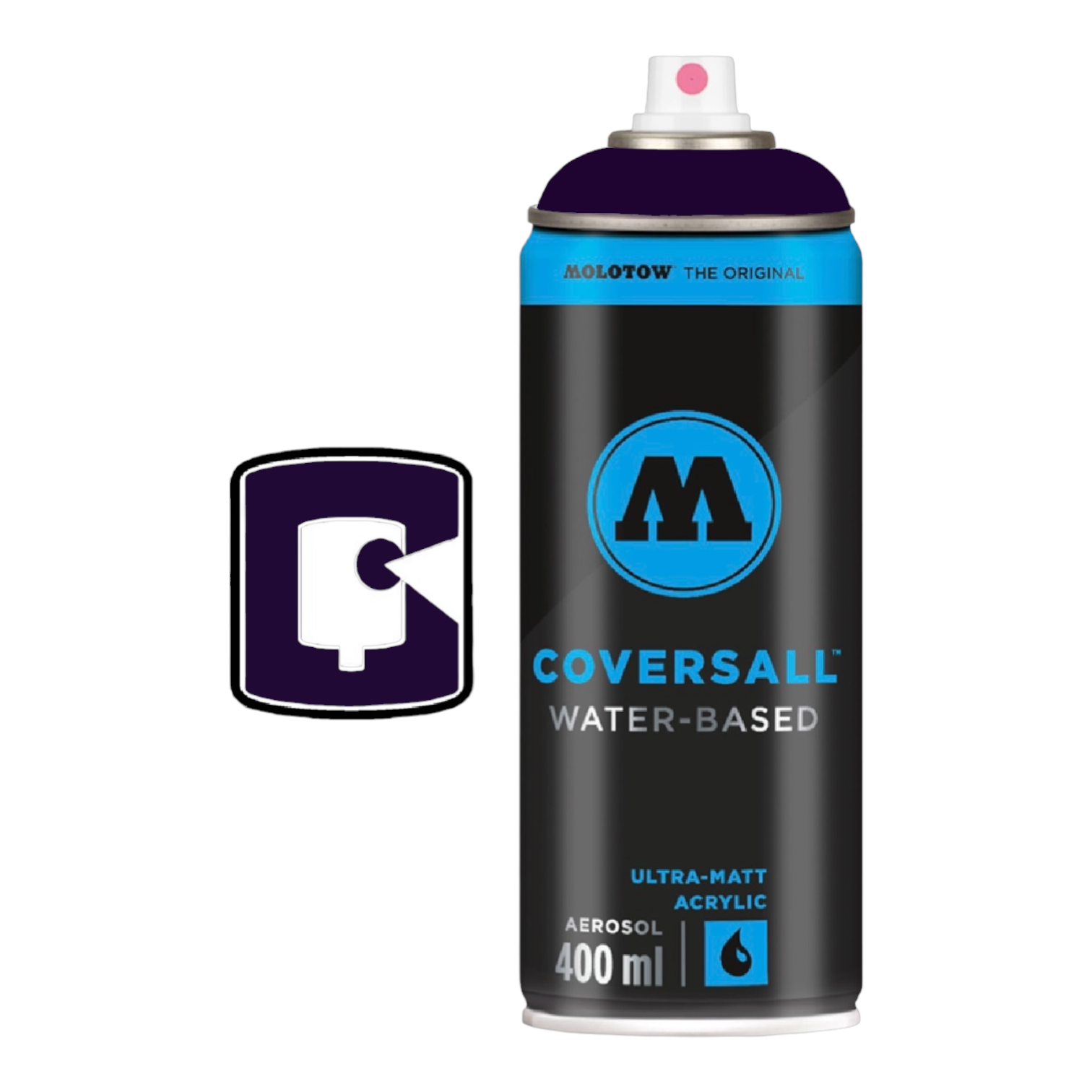 Crazy Plum CoversAll water-base Molotow spray paint