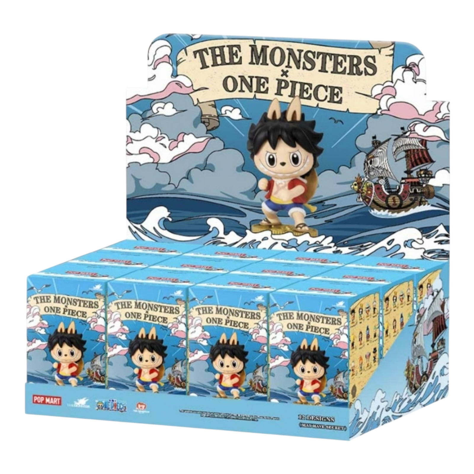 Pop Mart - The Monsters Labubu X One Piece Series Blind Box (1 Random Blind Box)
