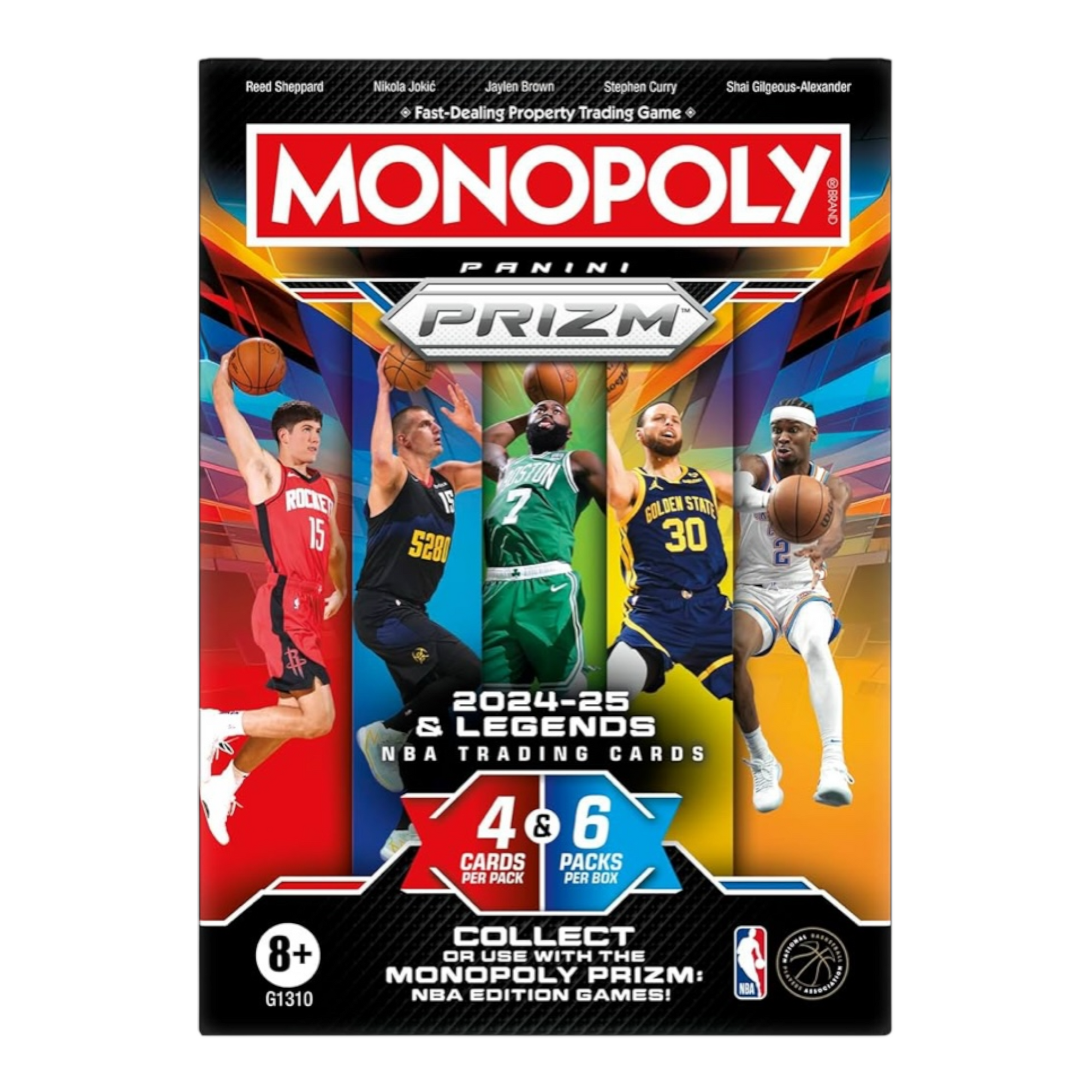2025 NBA Panini Monopoly Prizm Blaster Box