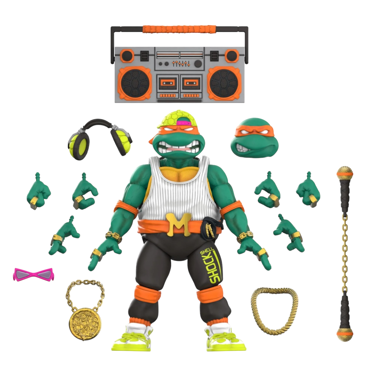 TMNT RAPPER MIKE WV 11 SUPER 7 ULTIMATES
