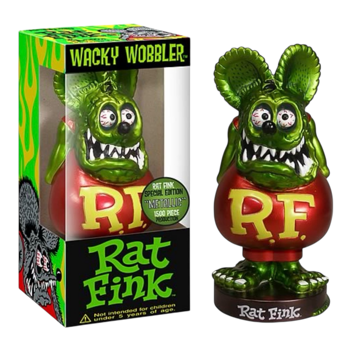 Rat Fink Wacky Wobblers (Special edition Metallic Limited to 1500 pieces)
