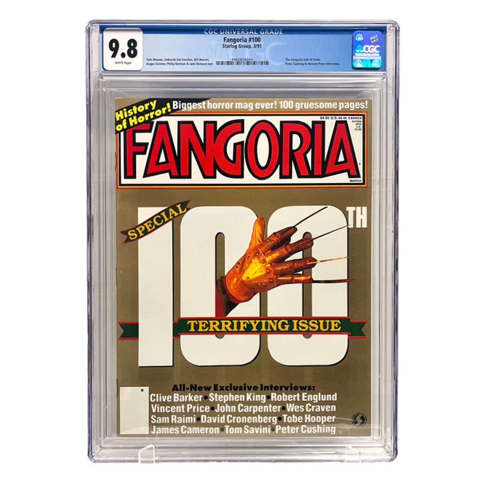 FANGORIA Magazine - Special 100th Terrifying Issue 1991 (9.8 TOP POP)