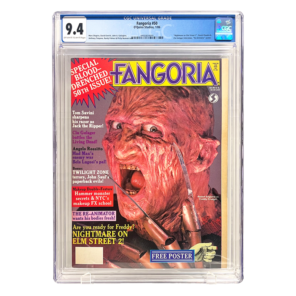 FANGORIA Magazine - Nightmare on Elm Street 2 1986 (9.4 TOP POP)