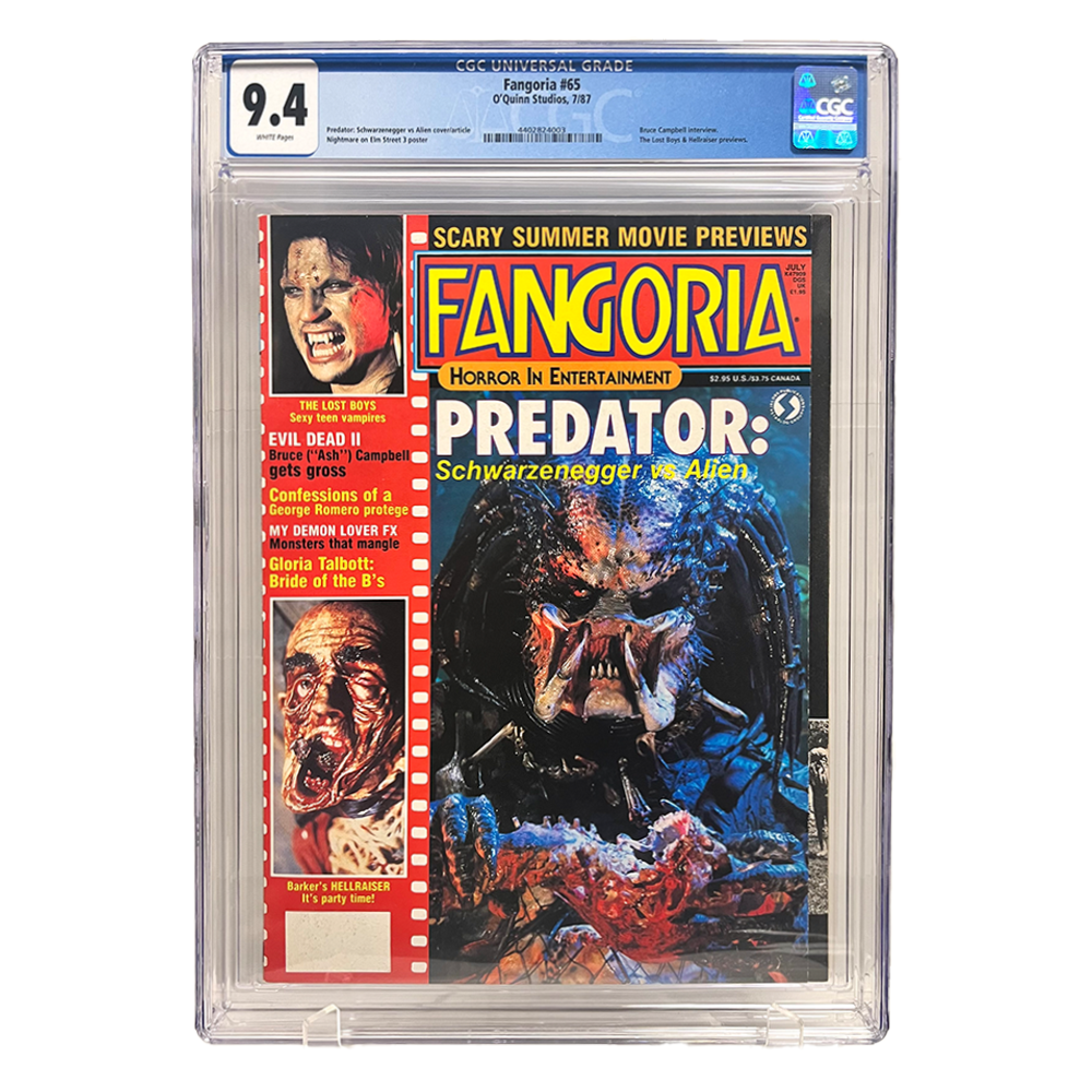 FANGORIA Magazine - Predator: Schwarzenegger VS Alien 1987 (9.4 TOP POP)