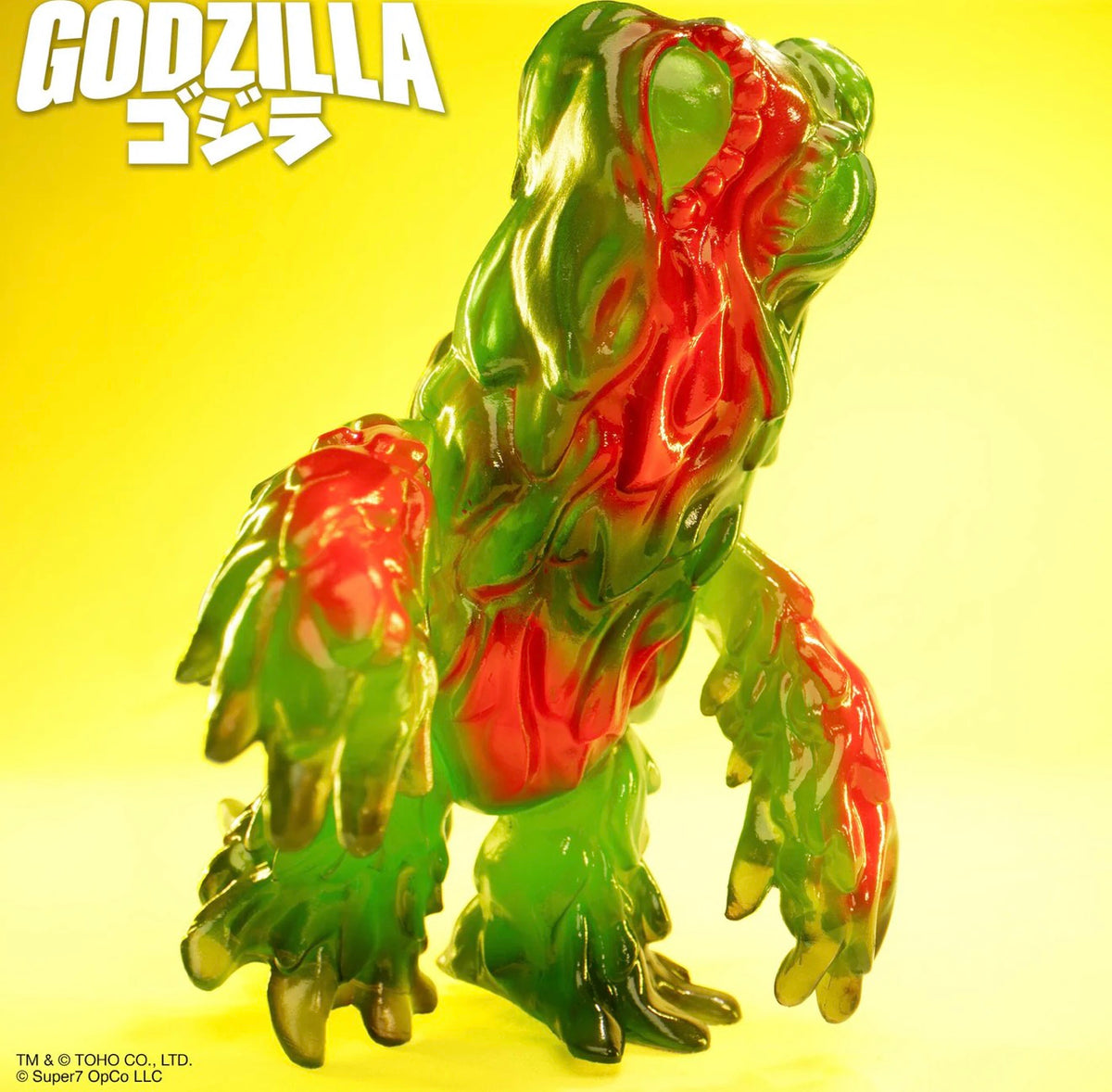 Godzilla ReAction Super7 Hedorah Clear Green