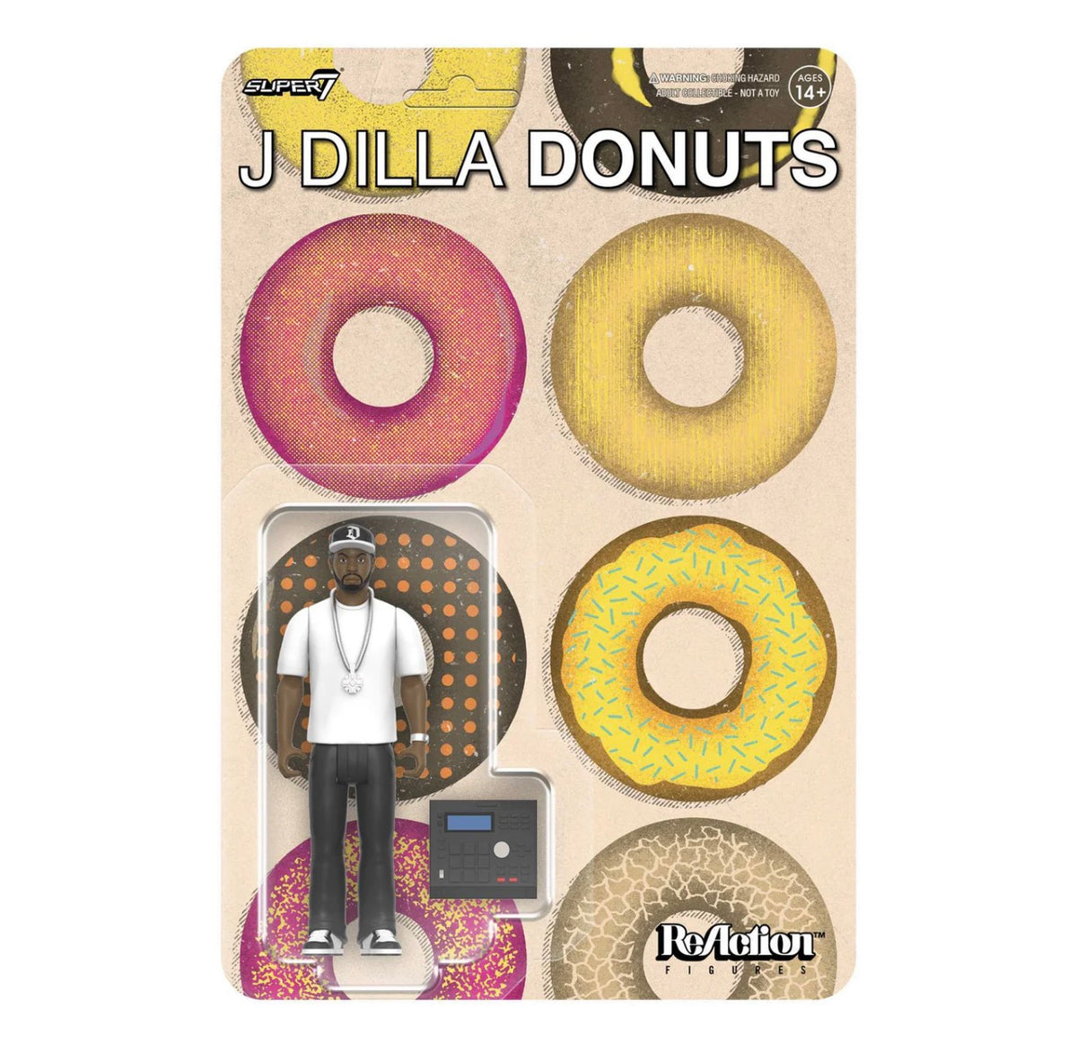 Super7 ReAction J Dilla Donuts Album Cover Figure