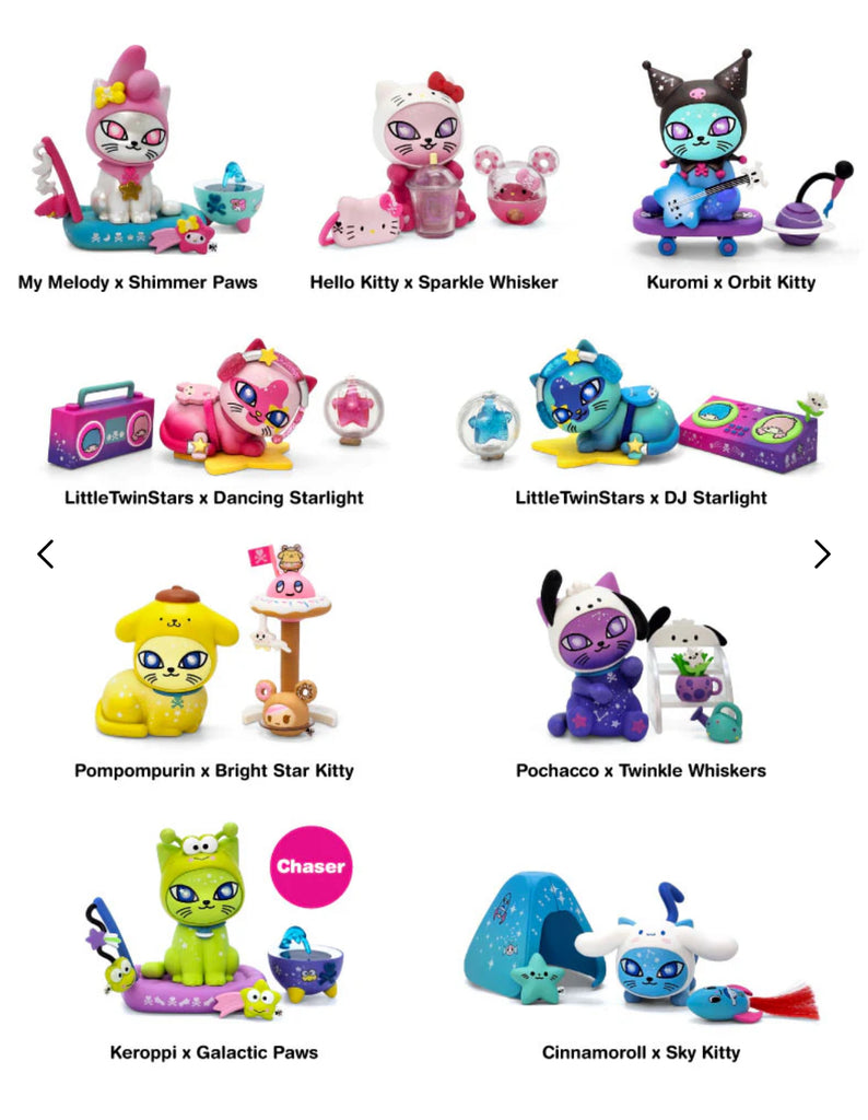 Tokidoki Galactic Cats x Hello Kitty Blind Box - TorontoCollective