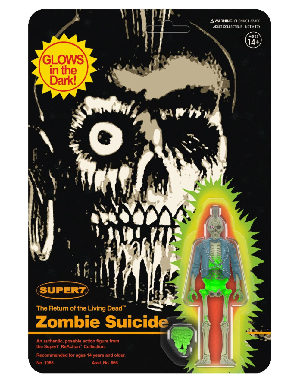 Return Of The Living Dead Zombie Suicide Super7 ReAction Figure