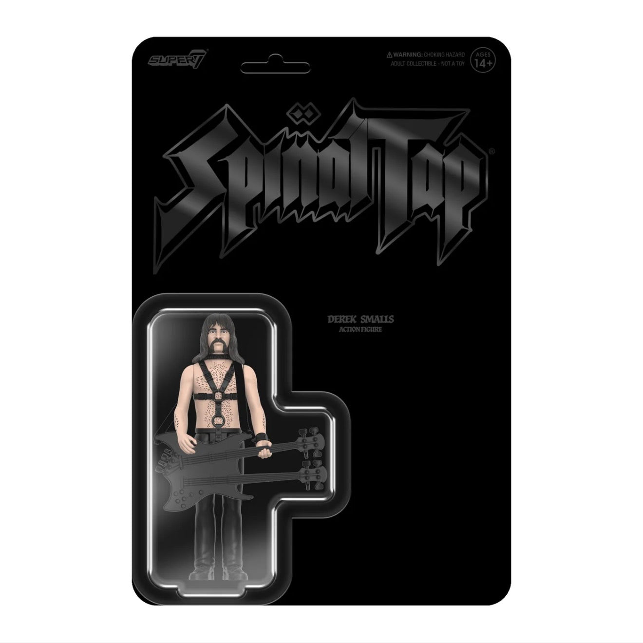 Derek Smalls Super7 ReAction Spinal Tap None More Black Figure