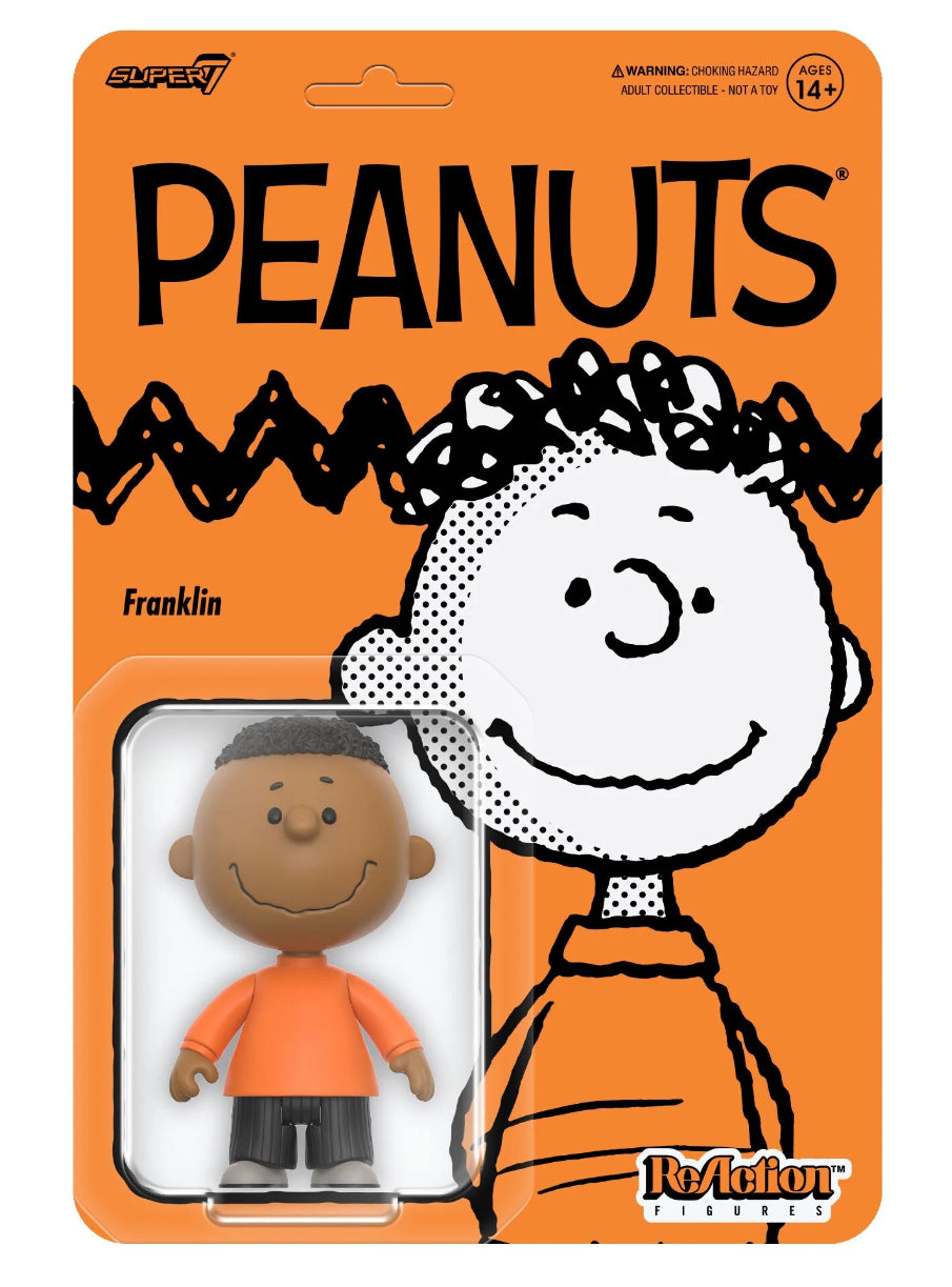 Peanuts Franklin Super7 ReAction Figure