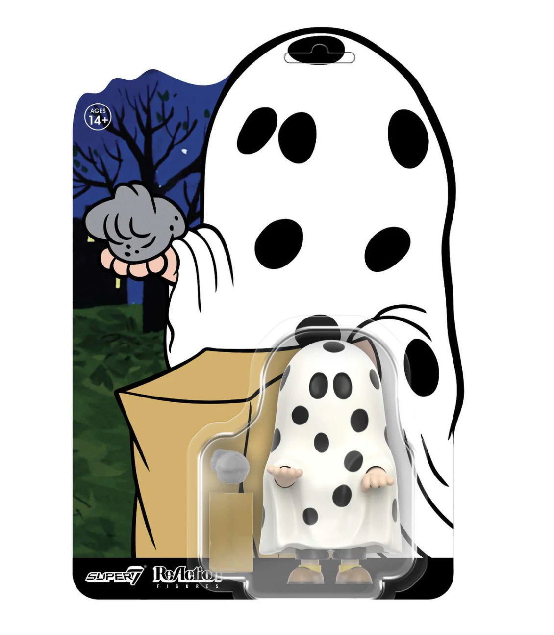 Charlie Brown Super7 ReAction Figure Ghost Sheet Costume