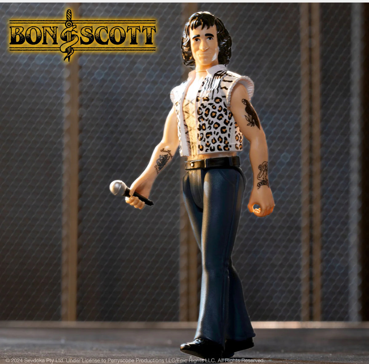Bon Scott AC/DC Super7 ReAction Figure