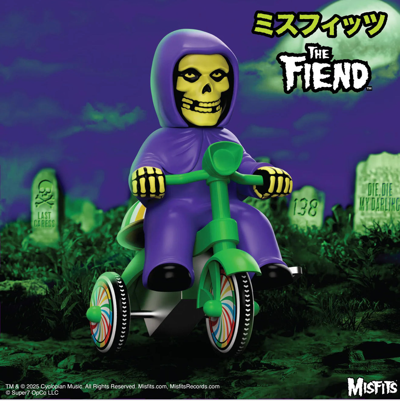 Super7 Misfits The Fiend With Green Trike
