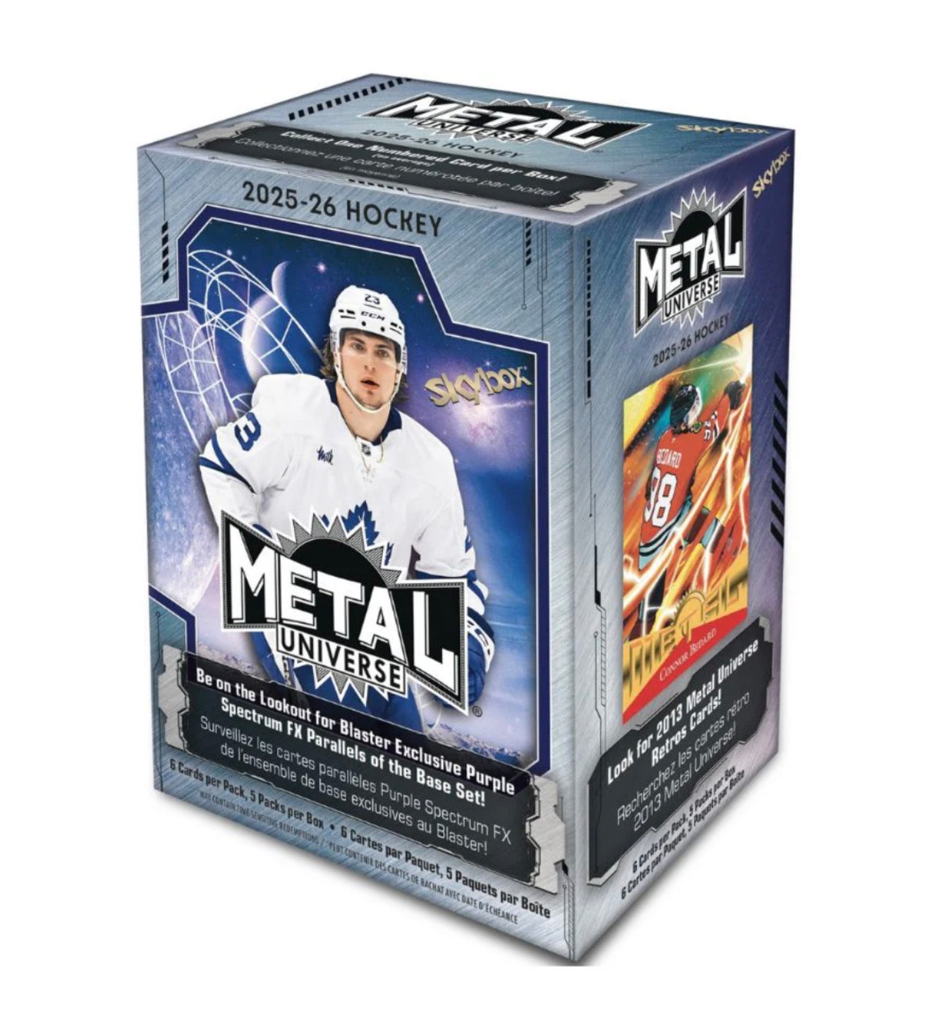 NHL Blaster Box 2025 - 26 Skybox Metal Universe 5 Packs