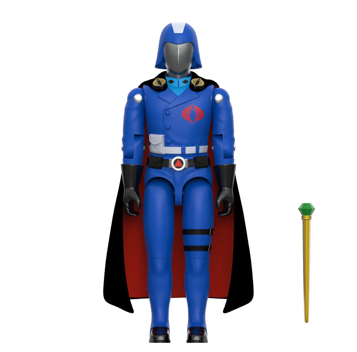 Super7 ReAction G.I. Joe Cobra Commander Figure