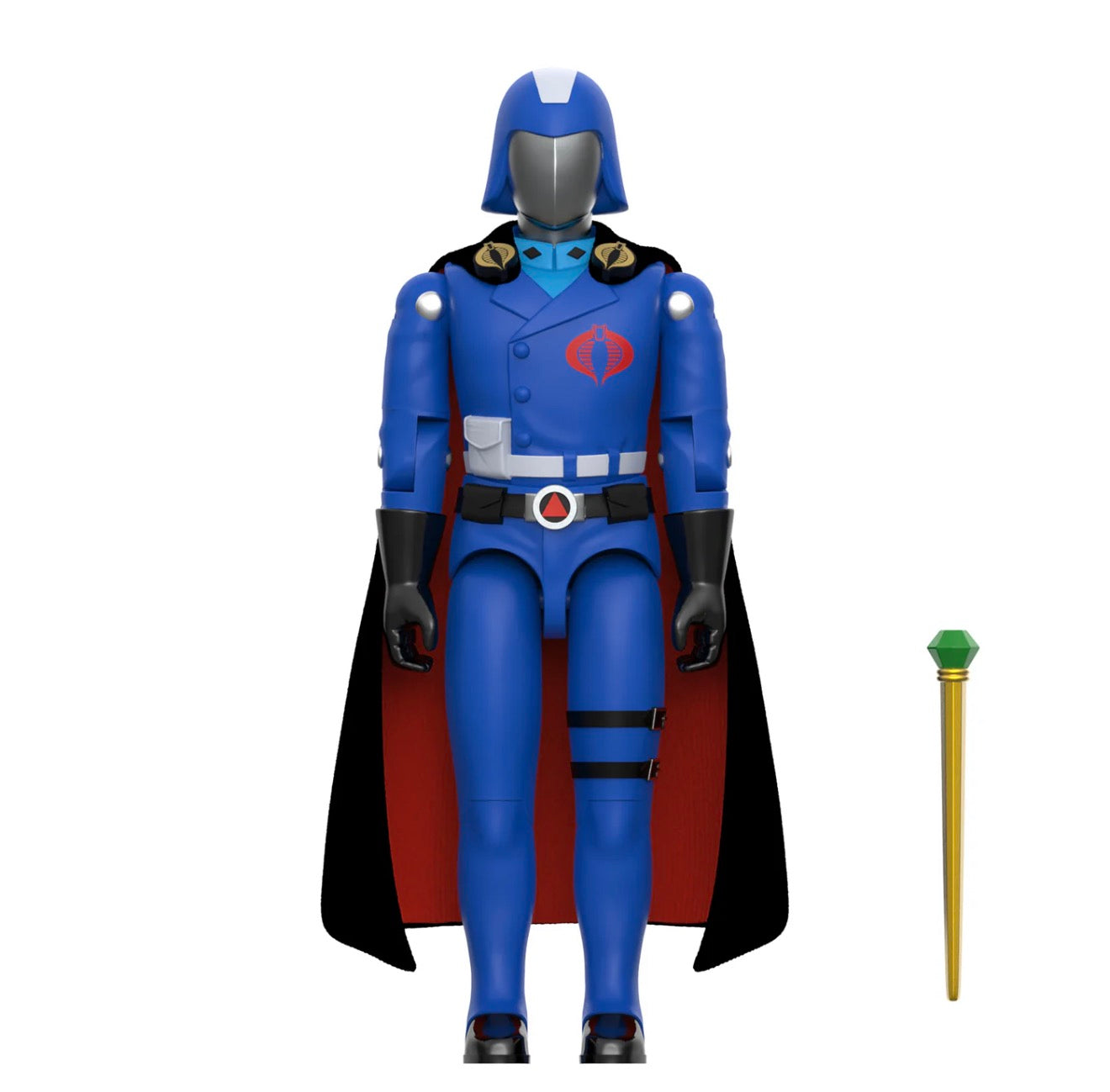 Super7 ReAction G.I. Joe Cobra Commander Figure