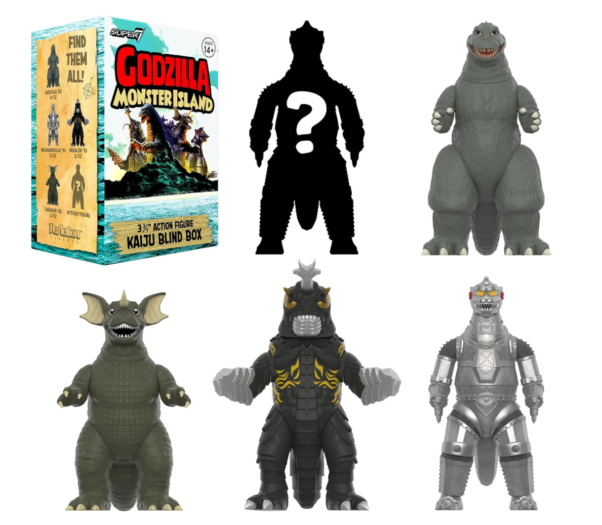 Godzilla Monster Island Super7 Blind Box