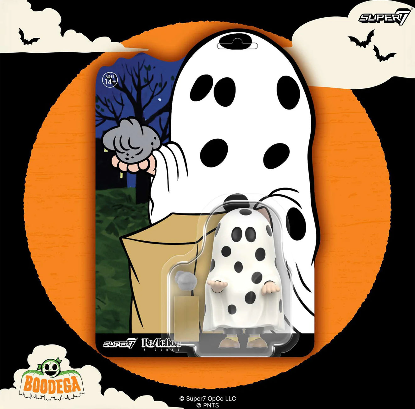 Charlie Brown Super7 ReAction Figure Ghost Sheet Costume