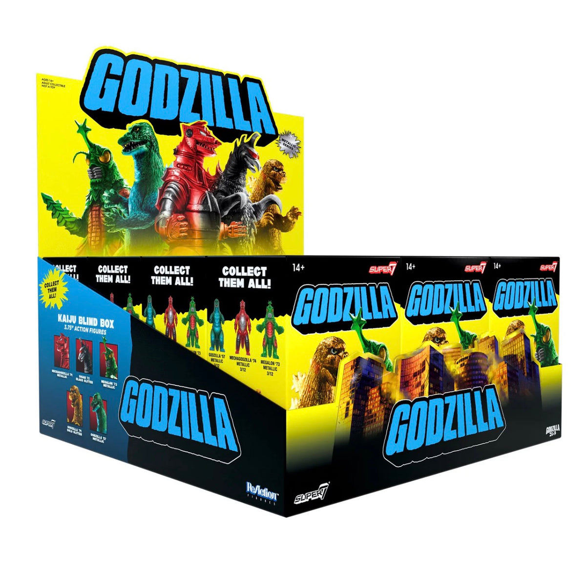 Super7 Godzilla Toho Wave 5 Metallic Blind Boxes