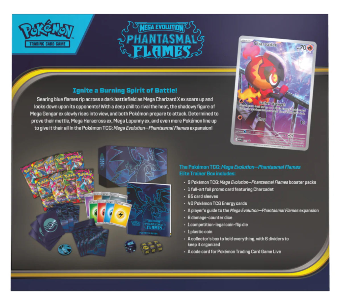Pokemon Cards - Phantasmal Flames Elite Trainer Box