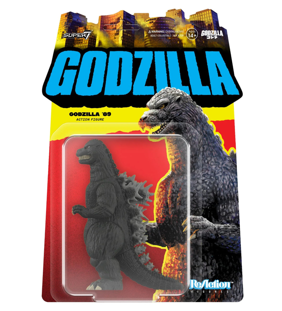 Godzilla 1989 Toho Super7 ReAction Figure