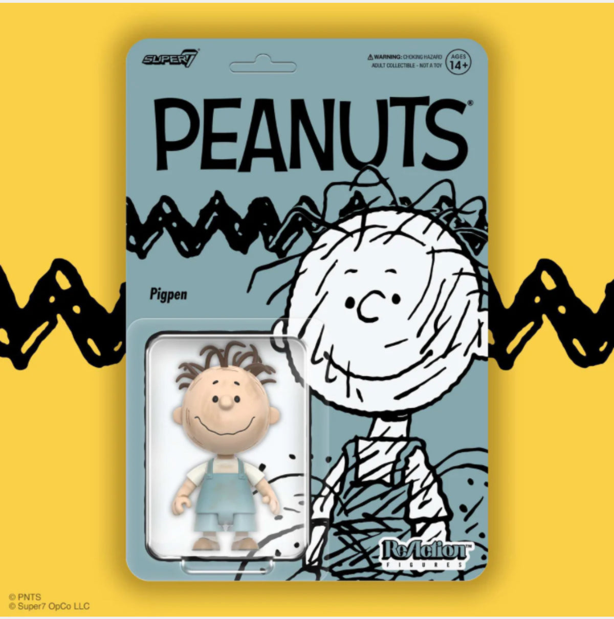 Peanuts PigPen Super7 ReAction Figure