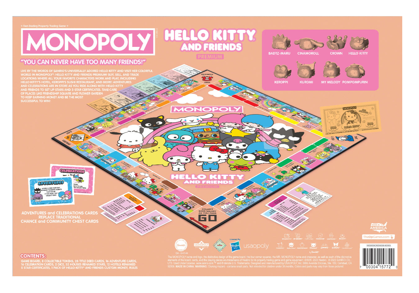 Hello Kitty And Friends Monopoly