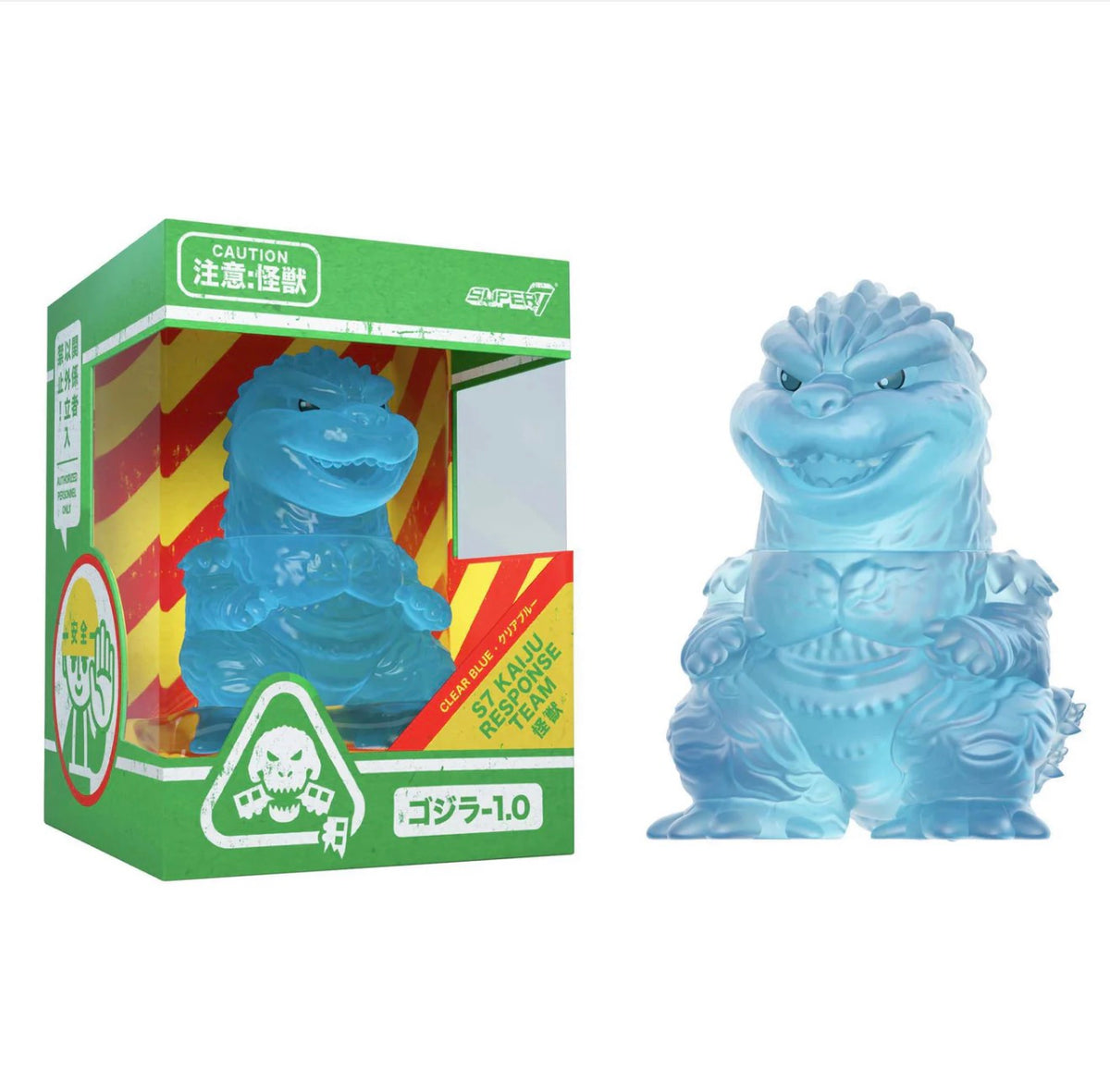 Godzilla Super7 Minus One Clear Blue Toho Fun Figure