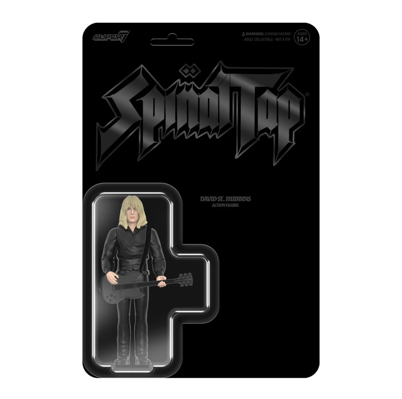 David St. Hubbins Super7 ReAction Spinal Tap Figure None More Black