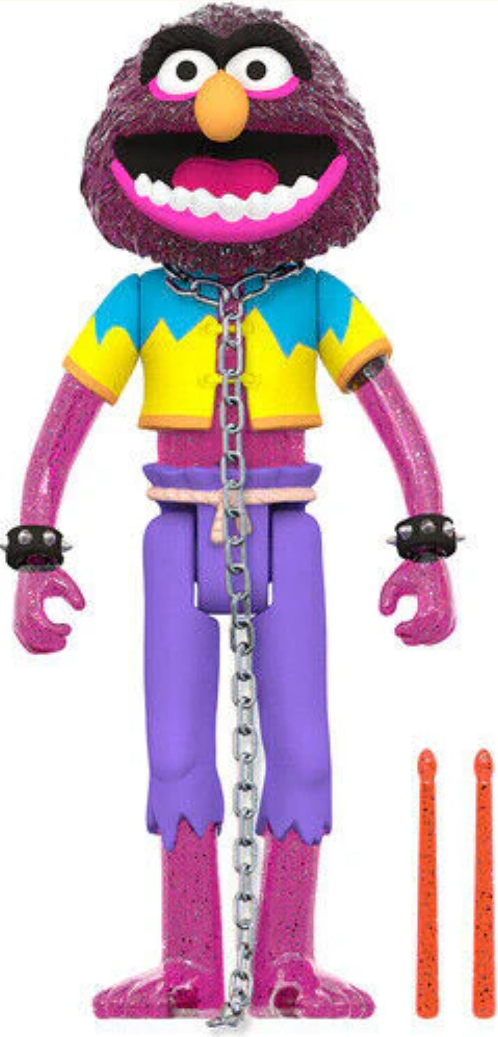 Super7 ReAction Muppet Show Electric Mayhem Band Animal Glitter Figure