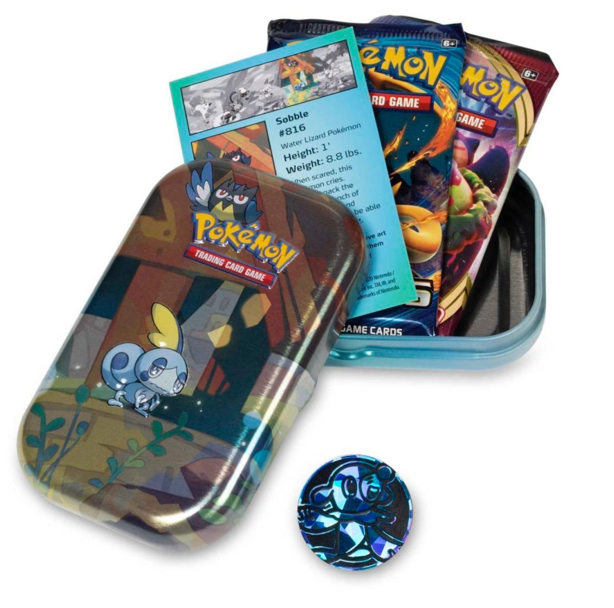 Pokemon Cards - Galar Pals TCG Mini Single Tin Sword &amp; Shield