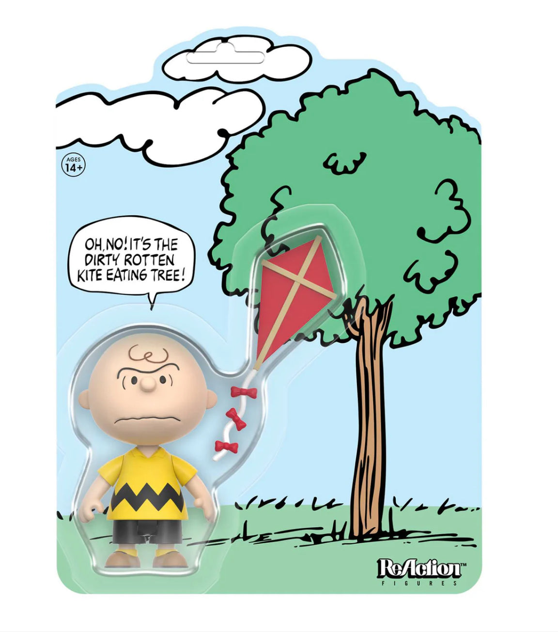 Charlie Brown Super7 ReAction Kite Eating Tree