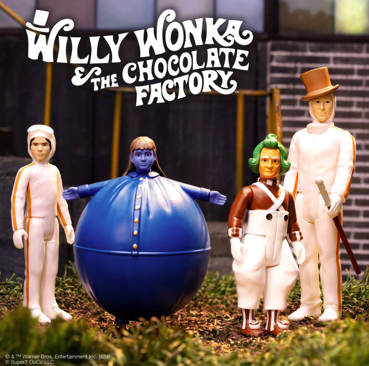 Super7 ReAction Violet Beauregarde Willy Wonka Figure