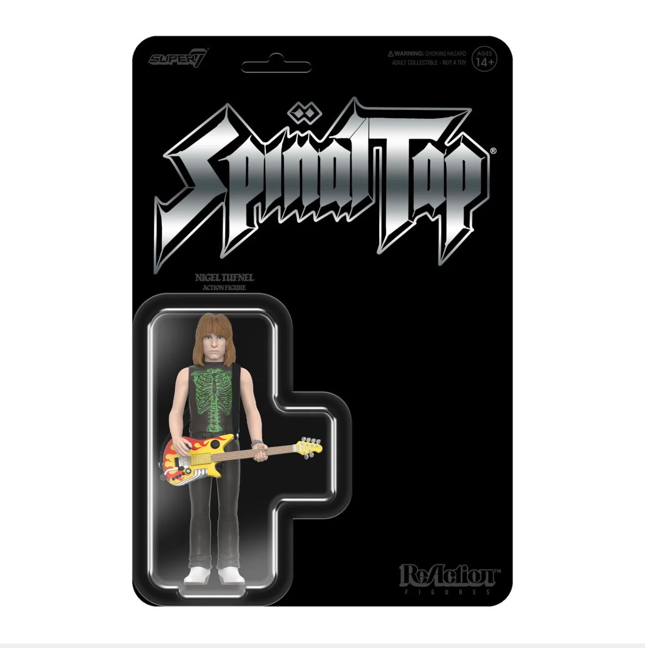 Super7 ReAction Nigel Tufnel Spinal Tap Figure
