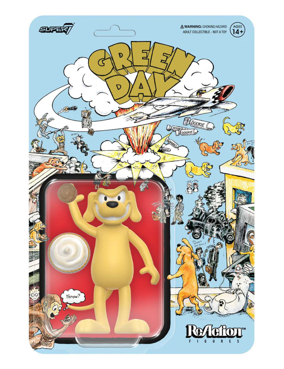 Green Day Super7 ReAction Dookie Dog Figure