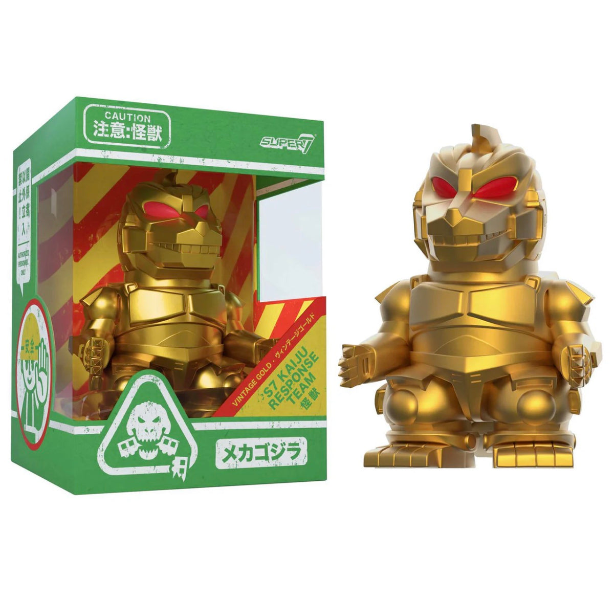 Super7 Mechagodzilla Vintage Gold Fun! Fun! Figure