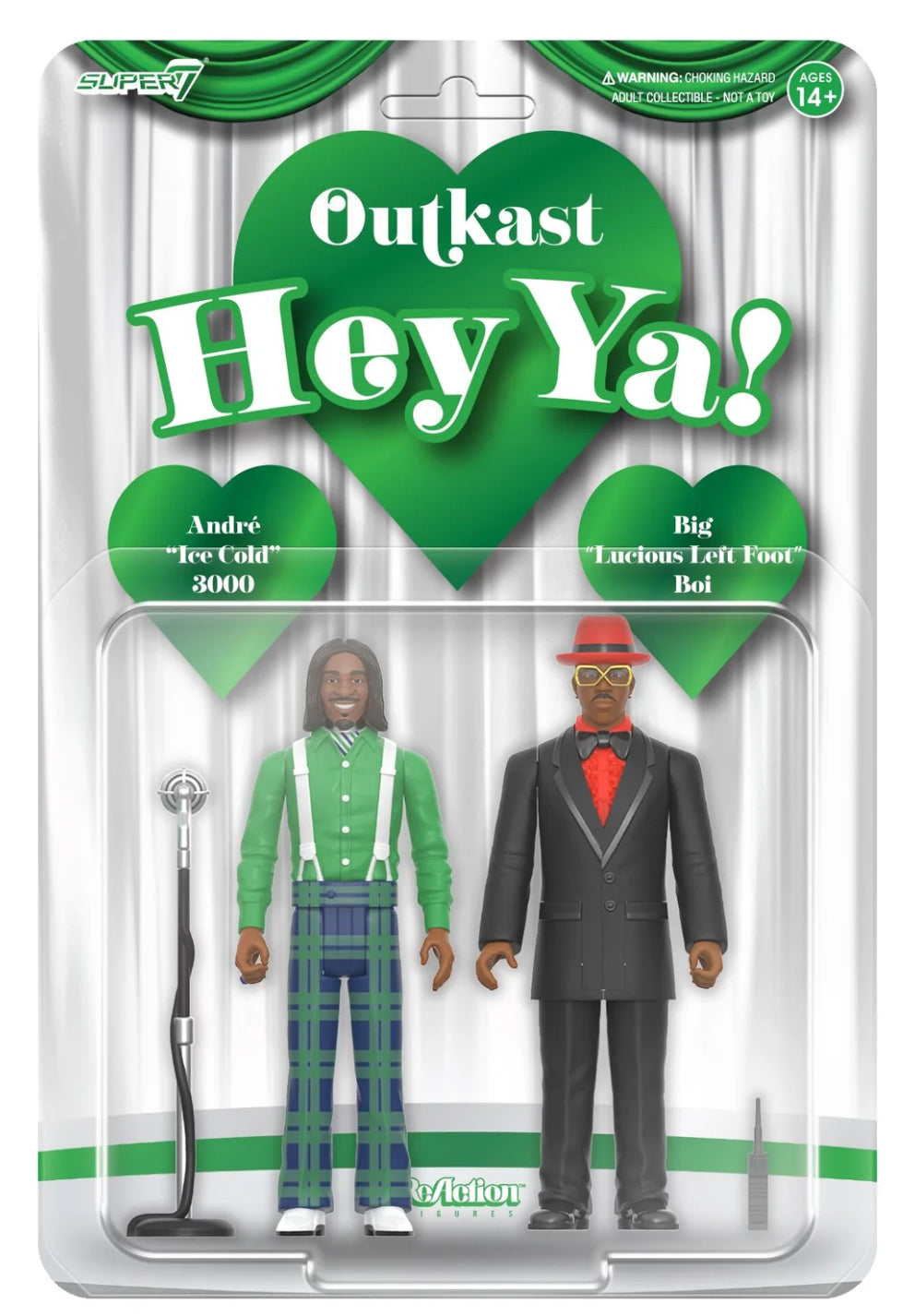 OutKast Hey Ya! 2 Pack Super7 ReAction Figure