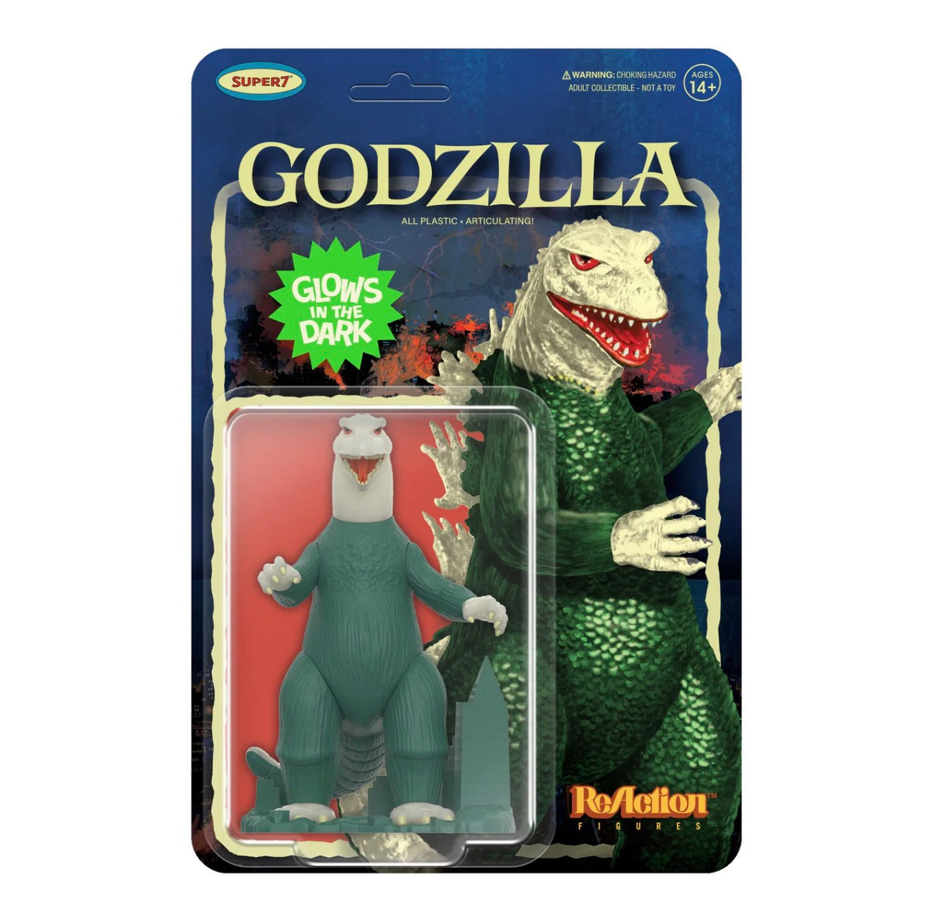 Godzilla Super7 Reaction Model Kit Glow Figure