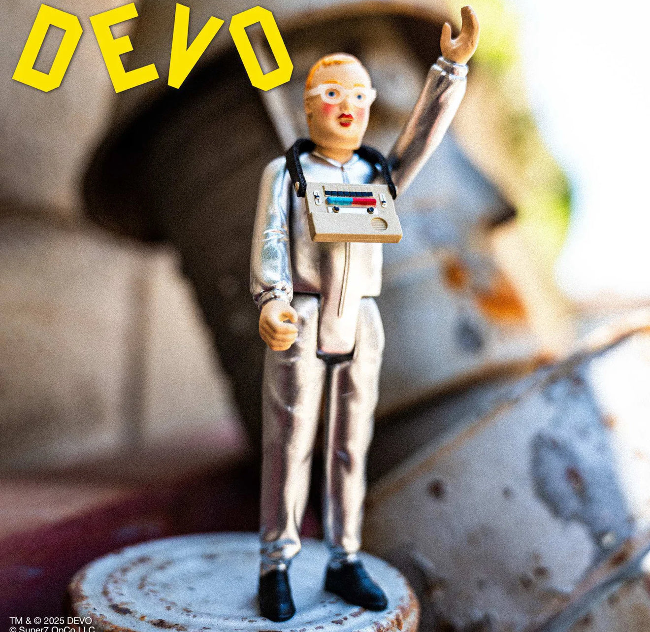 Super7 Devo Booji Boy Reaction Figure