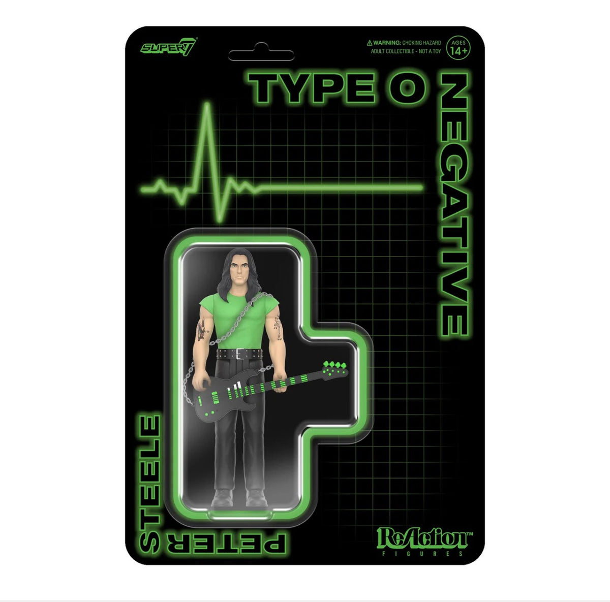 Super7 ReAction Peter Steele Type O Negative Figure