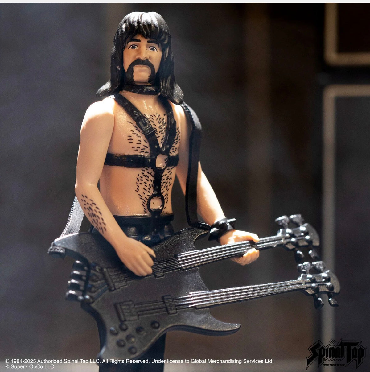 Derek Smalls Super7 ReAction Spinal Tap None More Black Figure