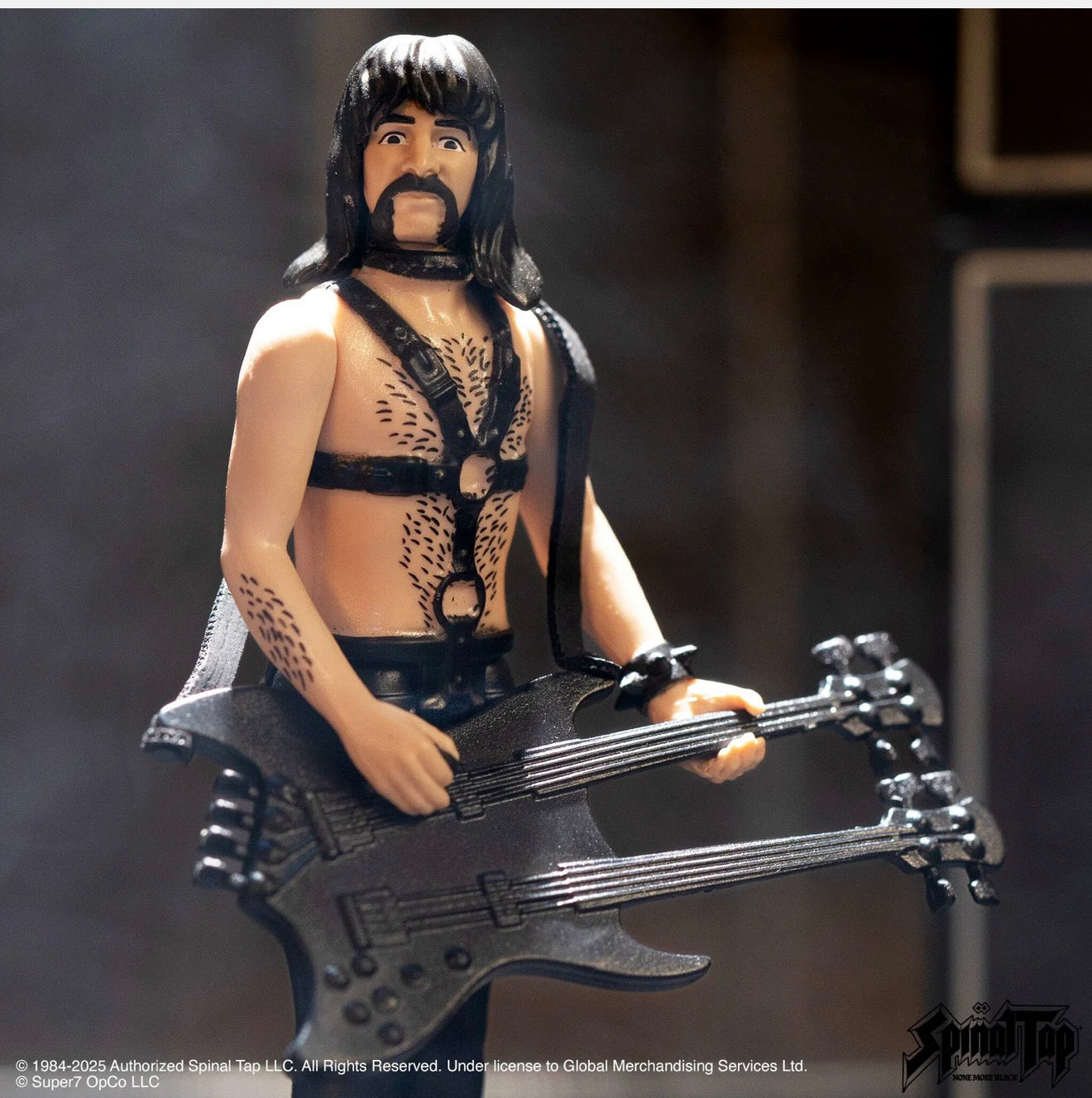 Derek Smalls Super7 ReAction Spinal Tap None More Black Figure