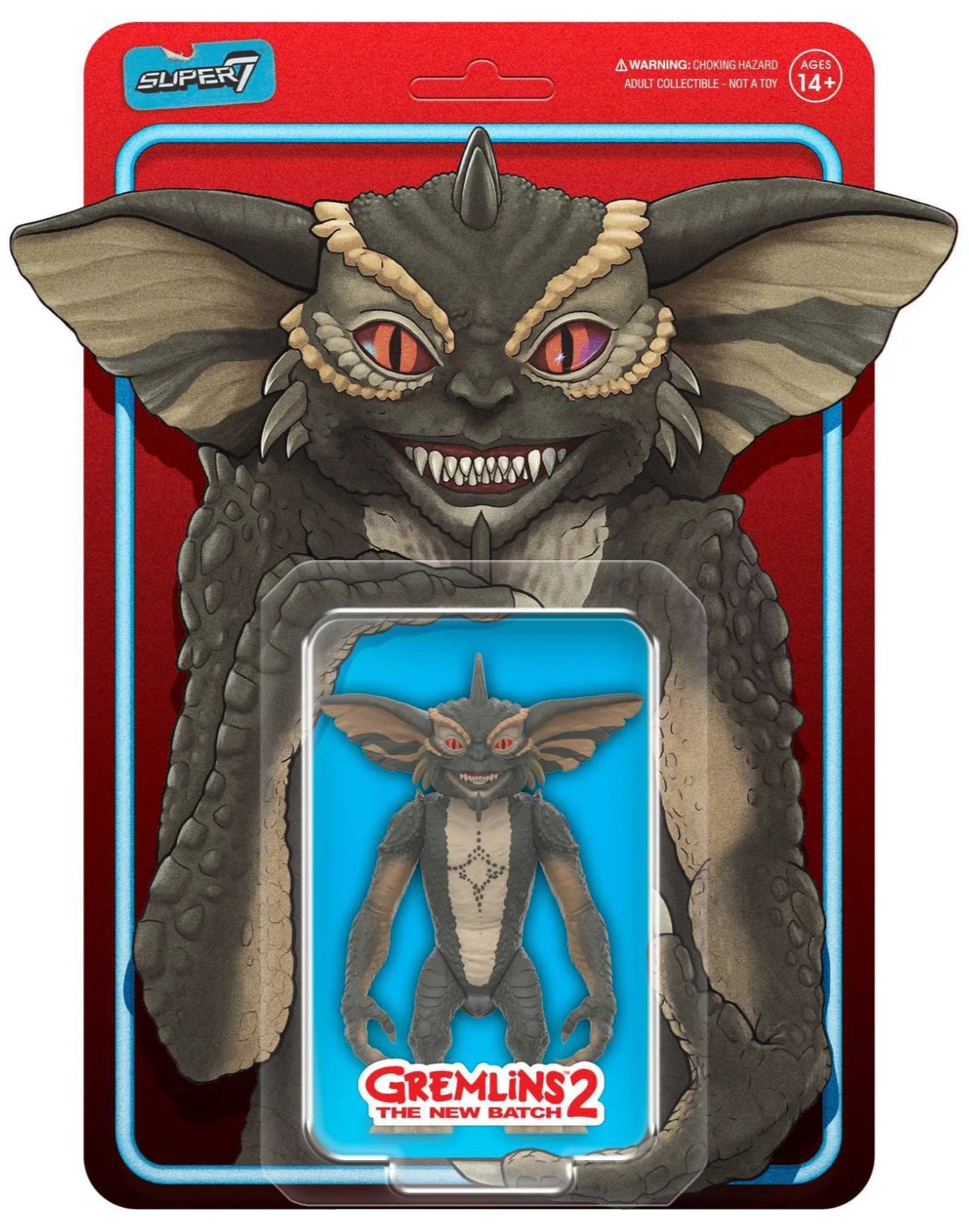 Super7 ReAction Gremlins Mohawk Character Card Figure