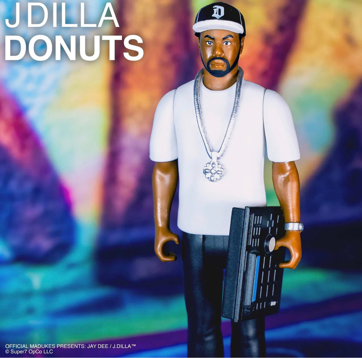 Super7 ReAction J Dilla Donuts Album Cover Figure