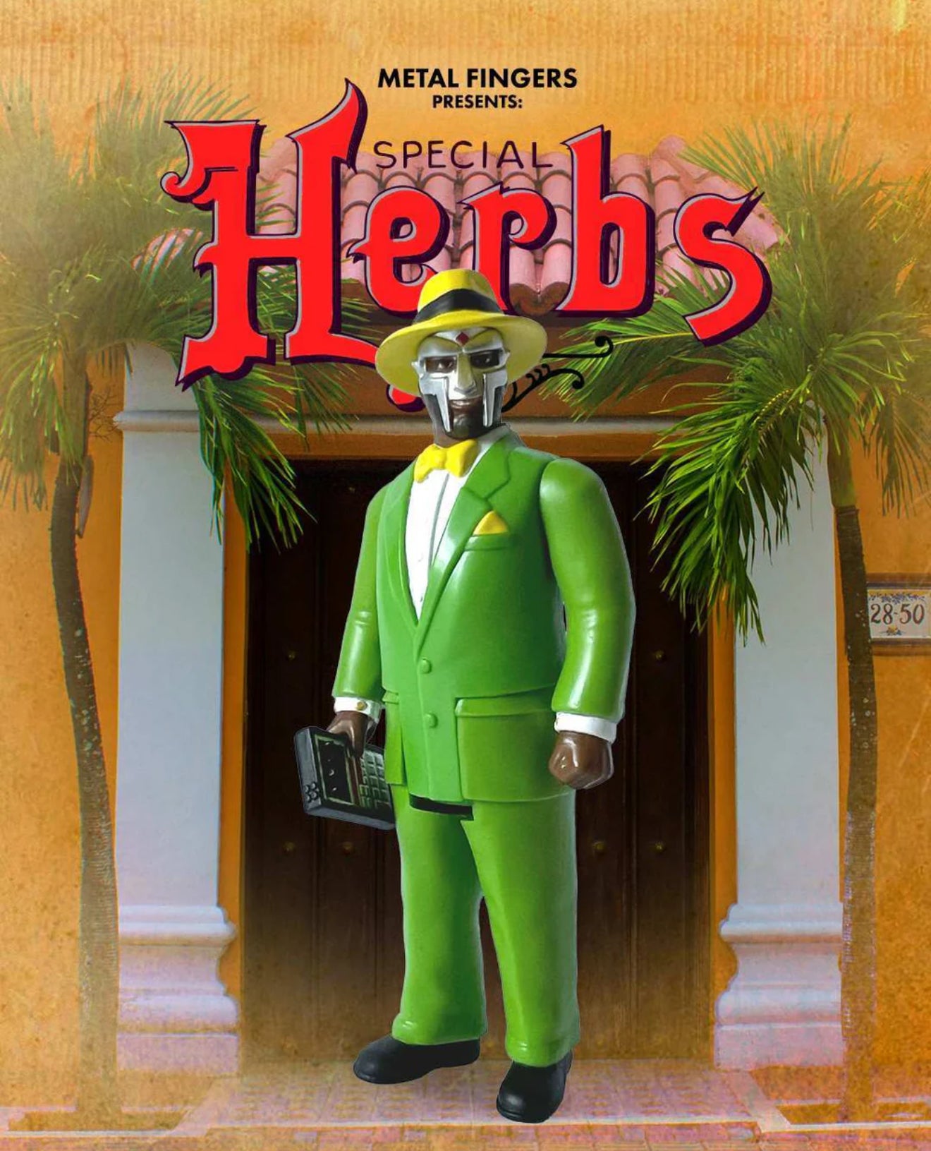 Super7 ReAction MF Doom Special Herbs Figure